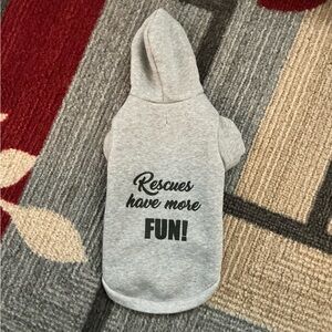 Fab Dog “Rescues Have More Fun” Hooded Sweatshirt